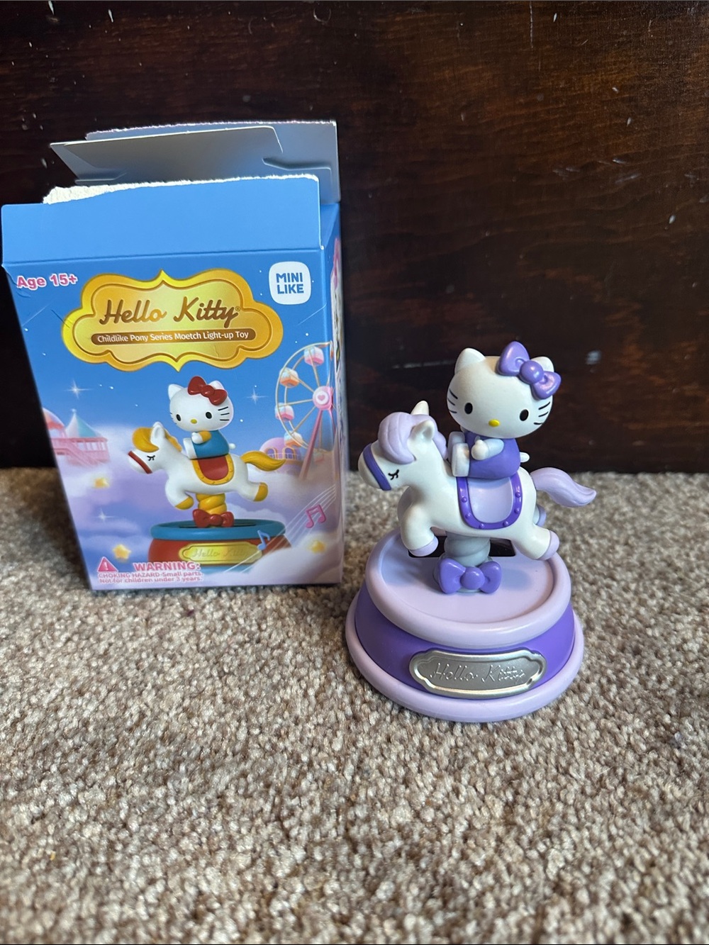 Hello Kitty Childlike Pony Series Moetch Light-up Toy - Lilac Dream